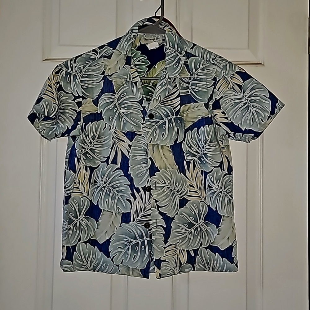 S/S Button Down Aloha Shirt